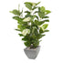 Artificial White Hydrangea Tree